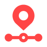 GPS tracking icon (hover state)